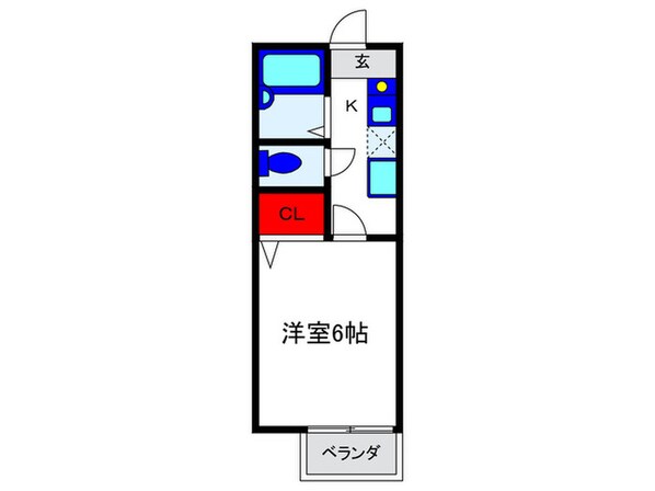 阪口ハイツの物件間取画像